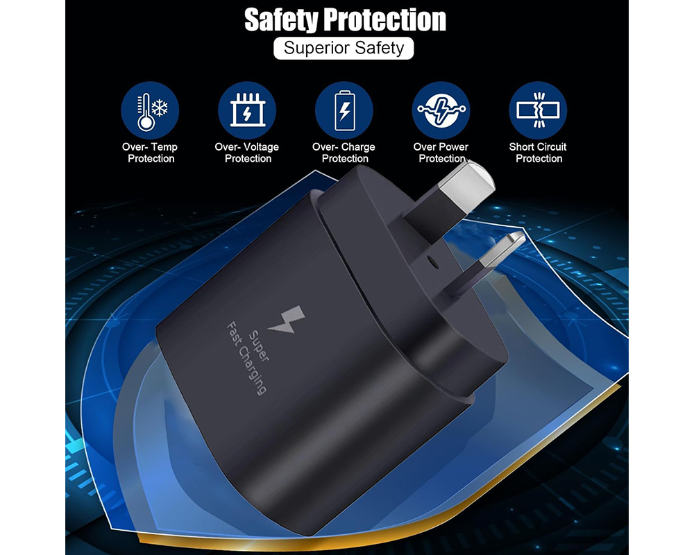 USB C 25W Fast Charging Adapter with 2M Cable