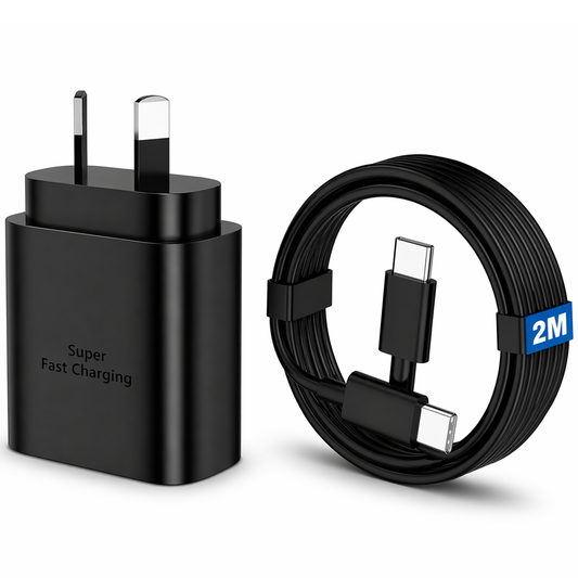 USB C 25W Fast Charging Adapter with 2M Cable