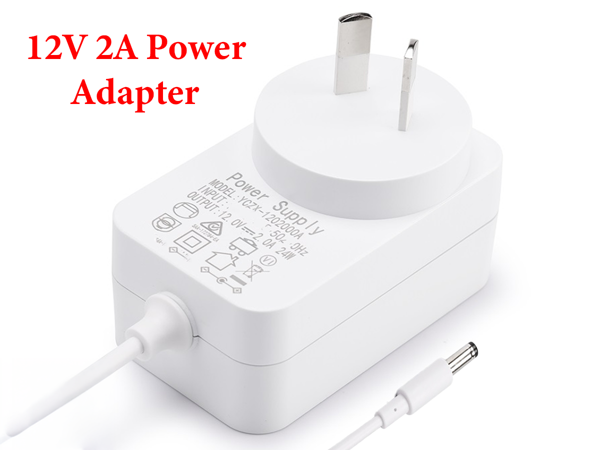 12V 2A Power Supply AC to DC Adapter
