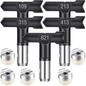 Airless Paint Sprayer Tips 5PCS Reversible Spray Nozzle Set