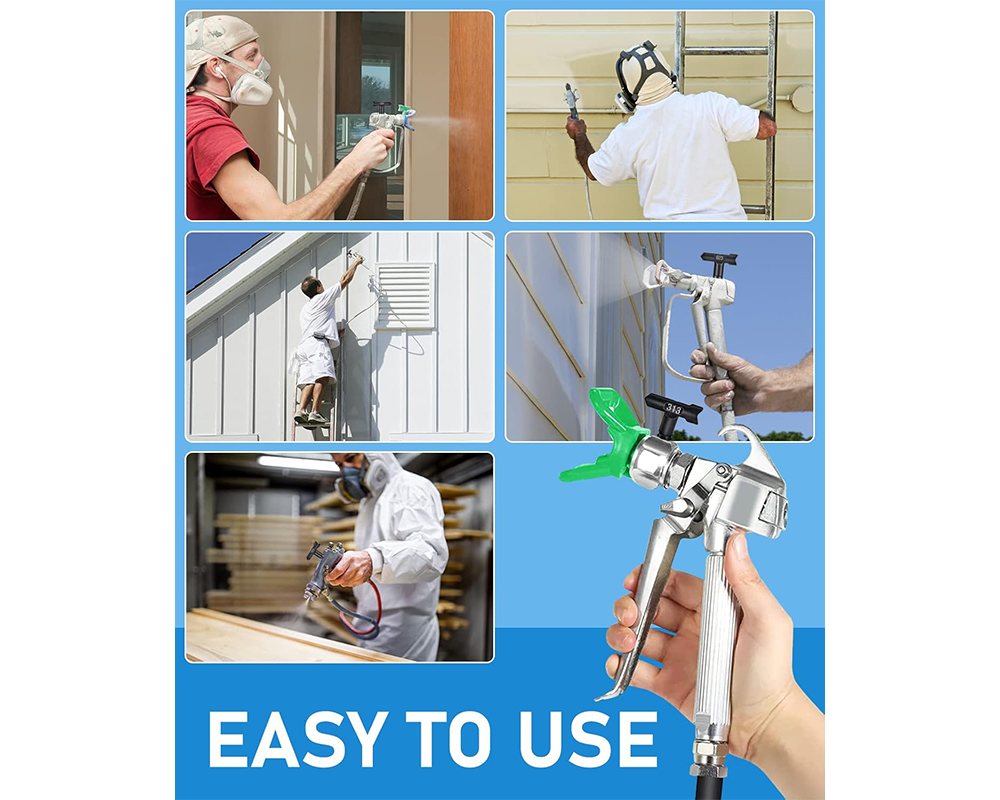 Airless Paint Sprayer Tips 5PCS Reversible Spray Nozzle Set