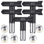 Airless Paint Sprayer Tips 5PCS Reversible Spray Nozzle Set