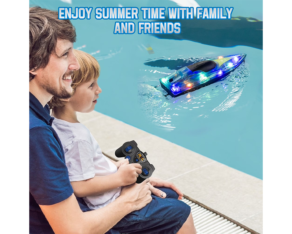 RC Racing Remote Control Boat with LED Lights