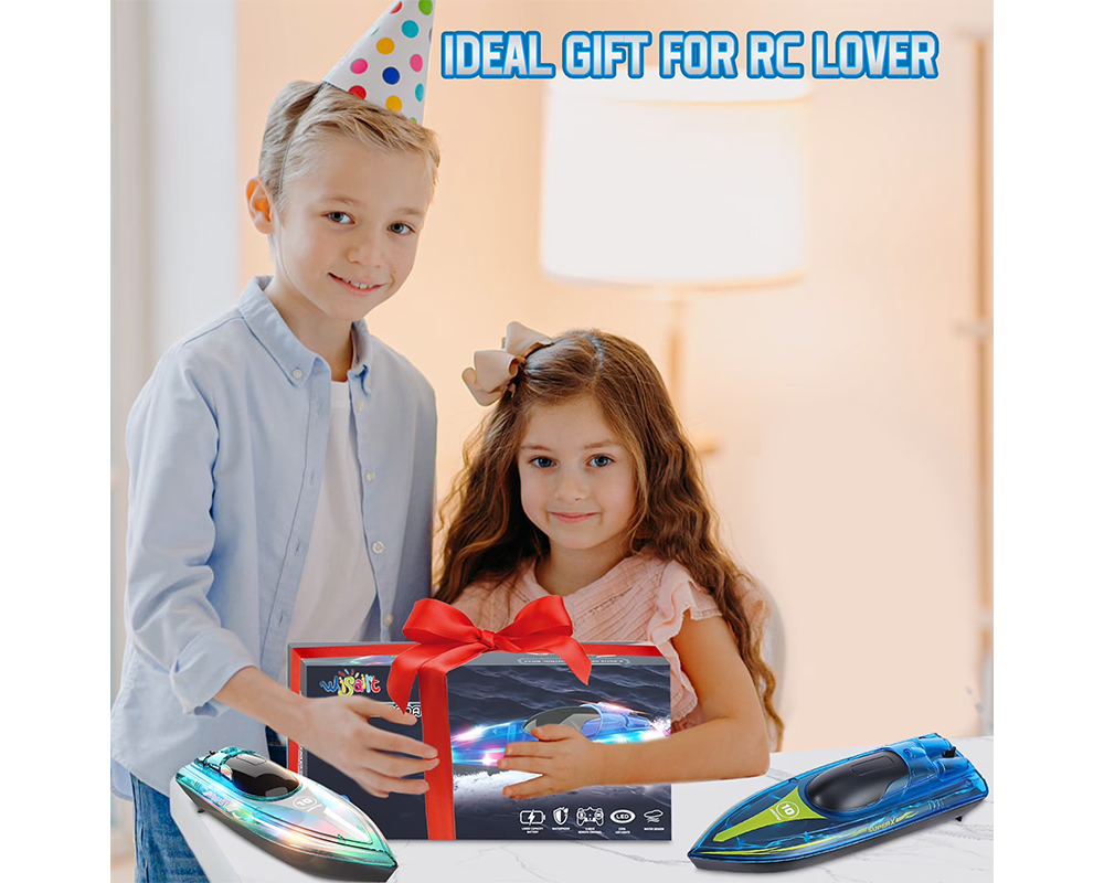 RC Racing Remote Control Boat with LED Lights