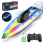 RC Racing Remote Control Boat with LED Lights
