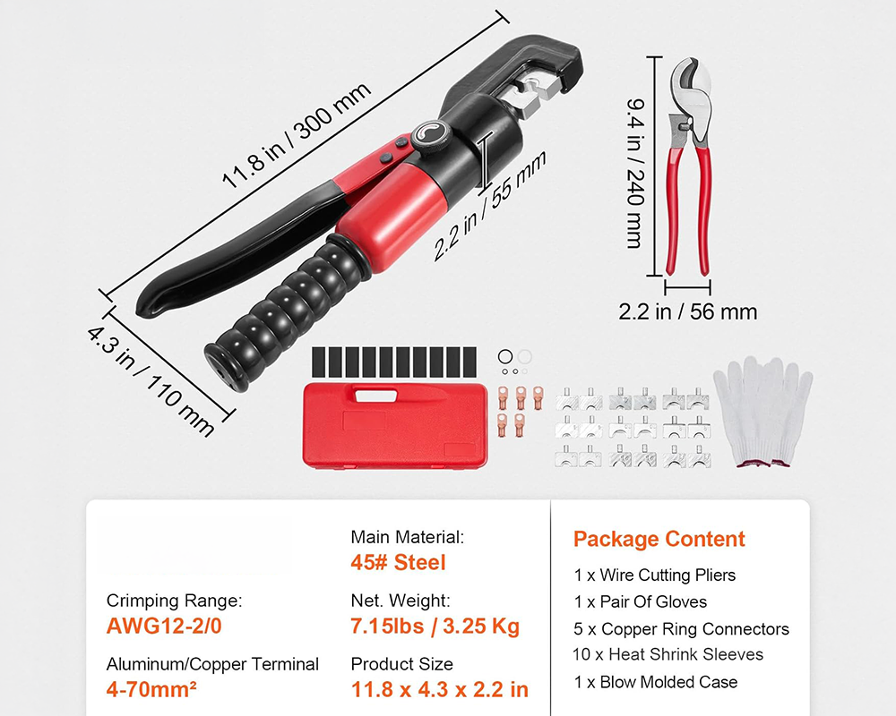 Hydraulic Crimp Crimper Tool