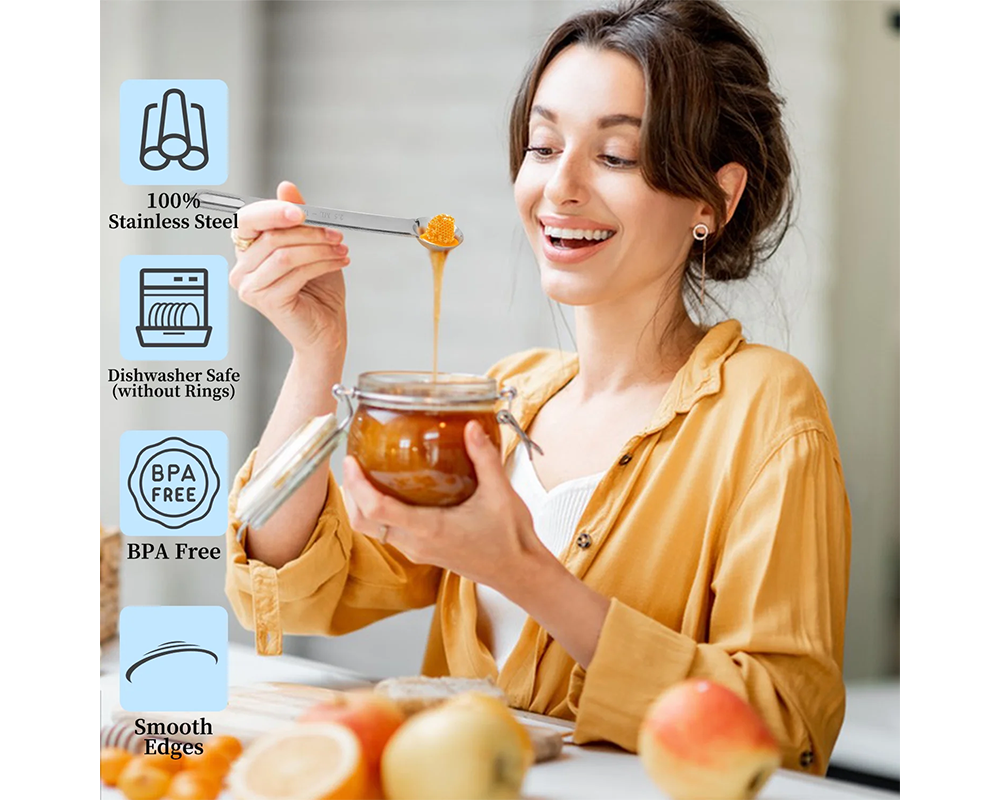 Measuring Cups and Spoons Set 18 Piece Stainless Steel Kitchen Set