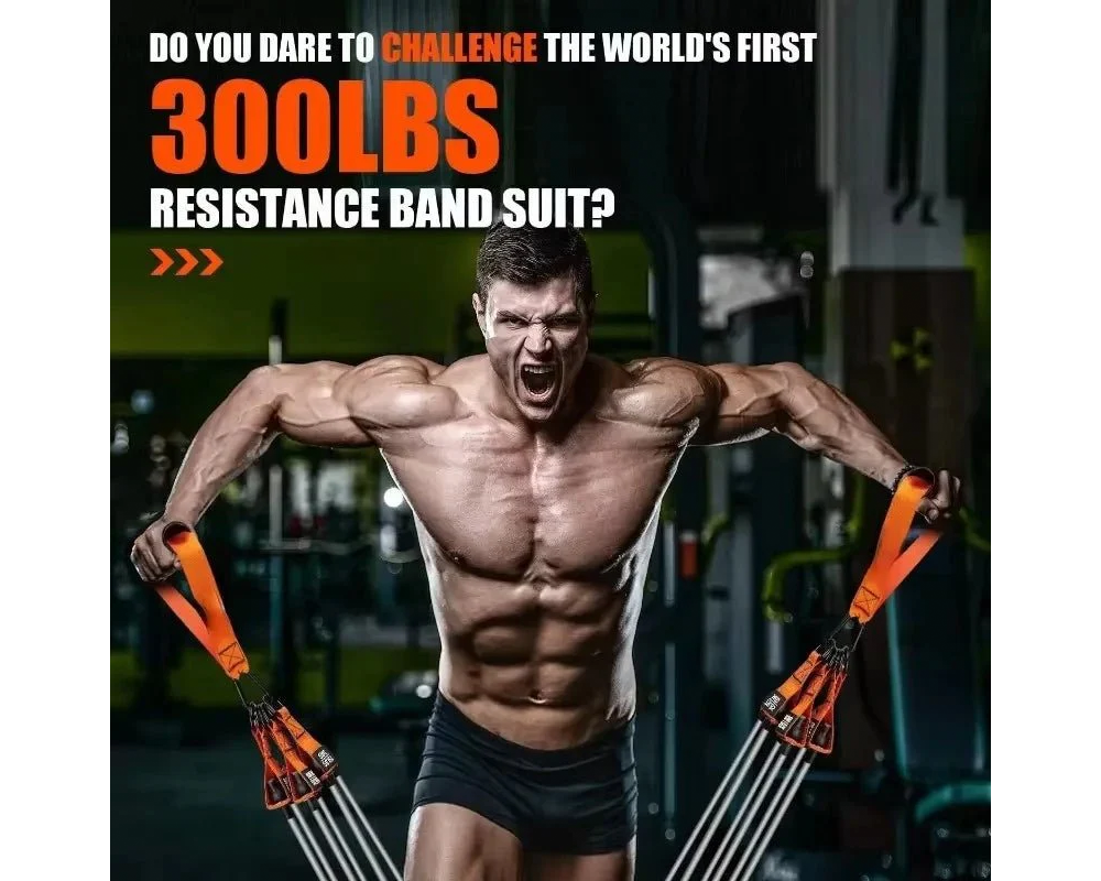 Fitness Exercises Resistance Bands Set