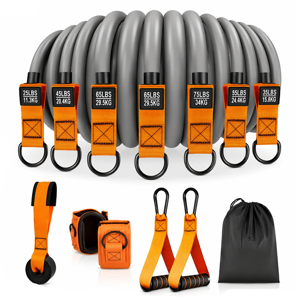 Fitness Exercises Resistance Bands Set