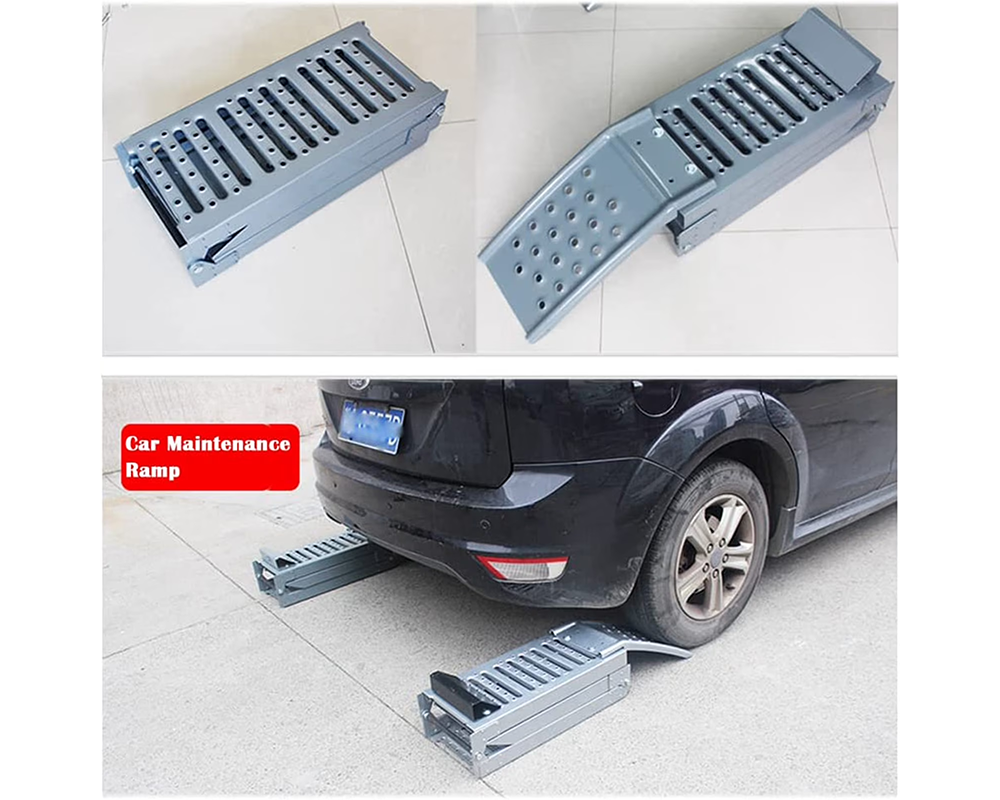 Tri Fold Aluminium Bike Loading Ramp Heavy Duty Folding Loading Ramp 350KG Capacity