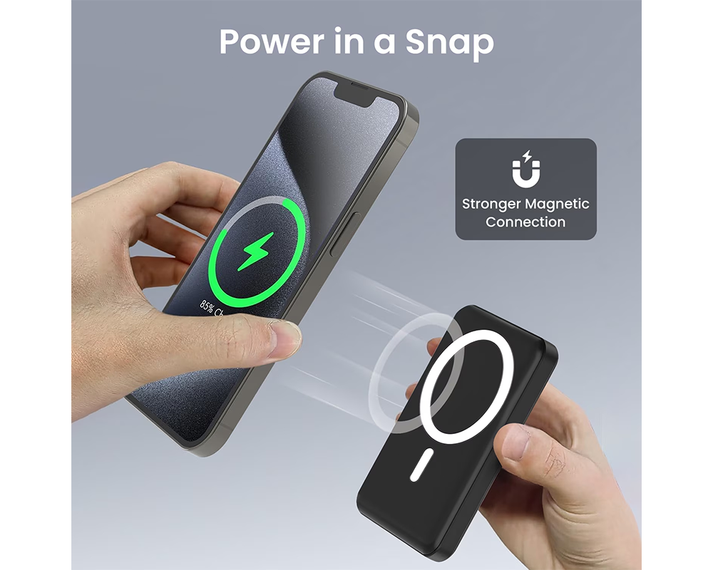 Wireless Power Bank 10000mAh Fast Charging Portable Power Bank