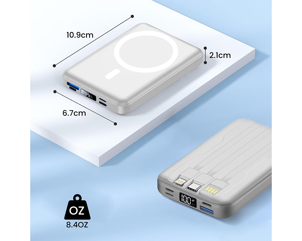 Portable Power Bank 10000mAh 20W Fast Charging Battery Pack