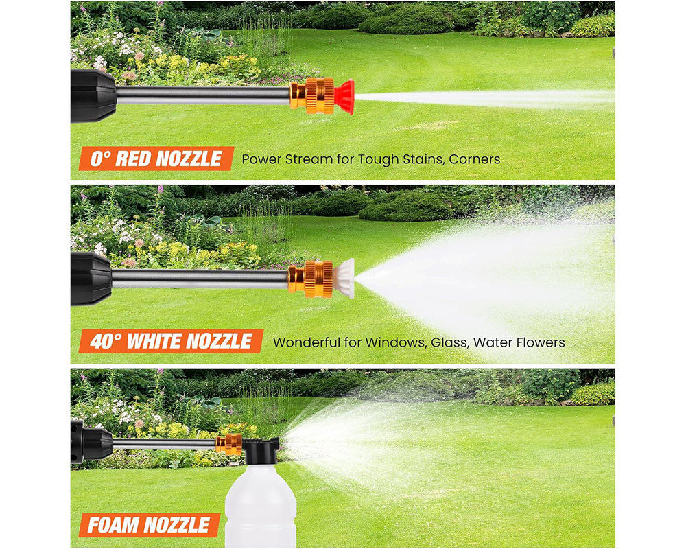 Cordless High Pressure Washer Kit 300W Portable Cleaning Machine