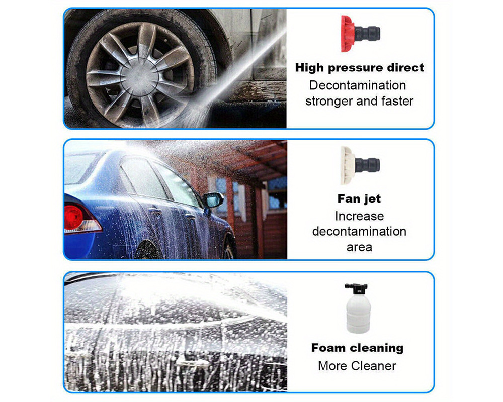 Cordless High Pressure Washer Kit 300W Portable Cleaning Machine