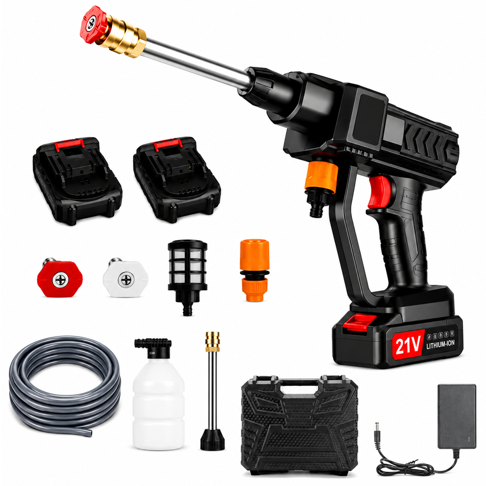 Cordless High Pressure Washer Kit 300W Portable Cleaning Machine