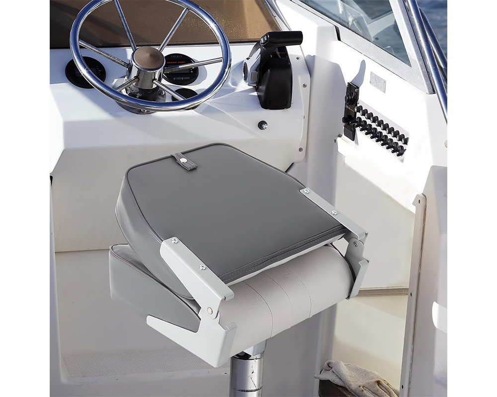 Folding Boat Seat Captain Chair Fishing Boat Seat 2 Pack