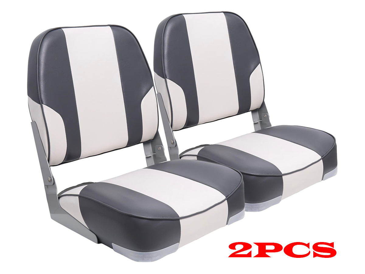 Folding Boat Seat Captain Chair Fishing Boat Seat 2 Pack