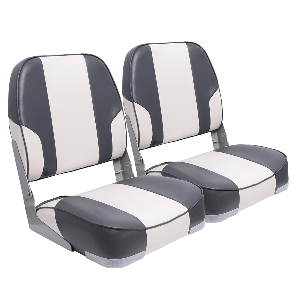 Folding Boat Seat Captain Chair Fishing Boat Seat 2 Pack