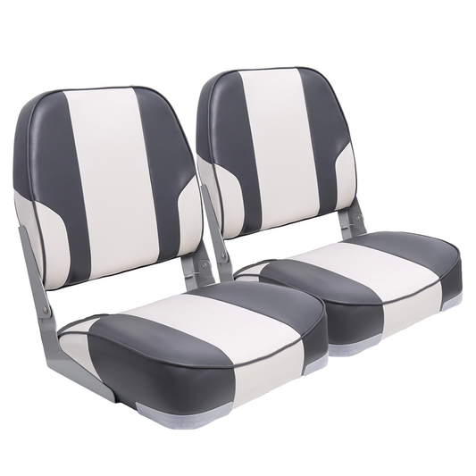 Folding Boat Seat Captain Chair Fishing Boat Seat 2 Pack