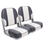 Folding Boat Seat Captain Chair Fishing Boat Seat 2 Pack