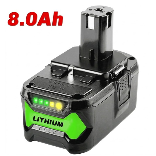Replacement Ryobi 18V 8AH Battery