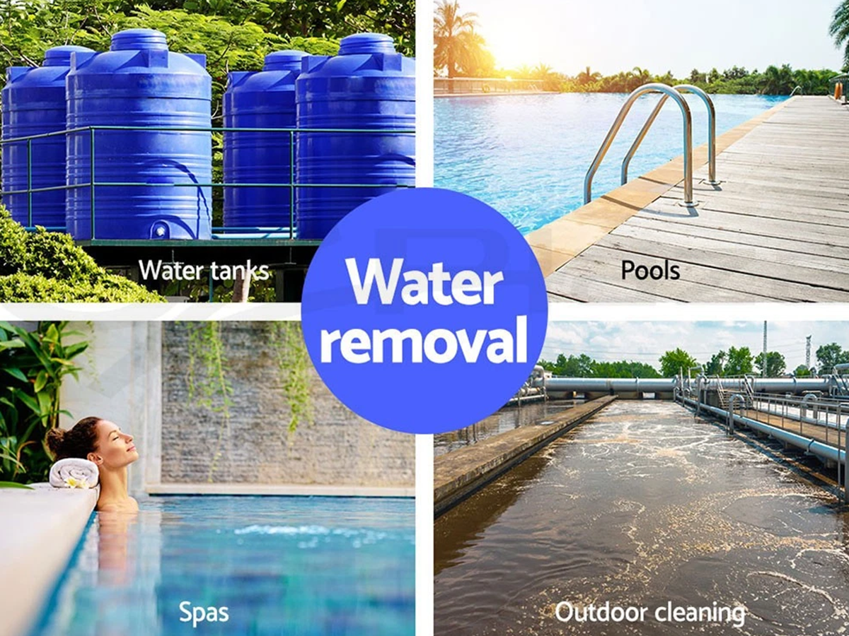 Submersible Water Pump 1100W Stainless Steel Dirty Water Sewage Pump 15000L/H