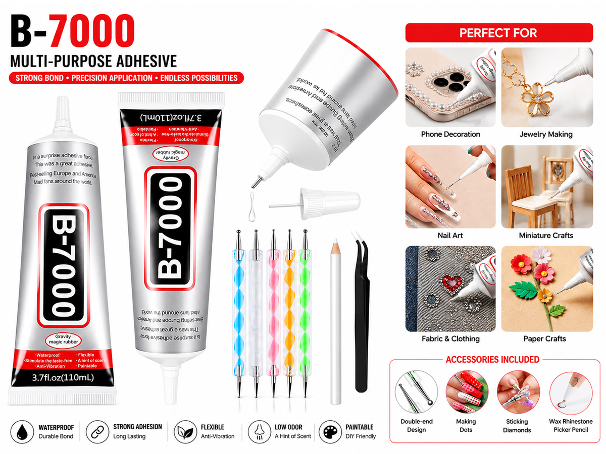 B7000 Glue for Phone Repair Jewelry Craft Adhesive Kit