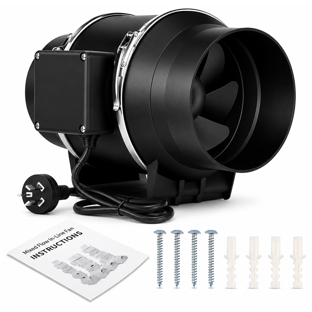 Inline Extractor Fan Exhaust Duct Fan 6 Inch