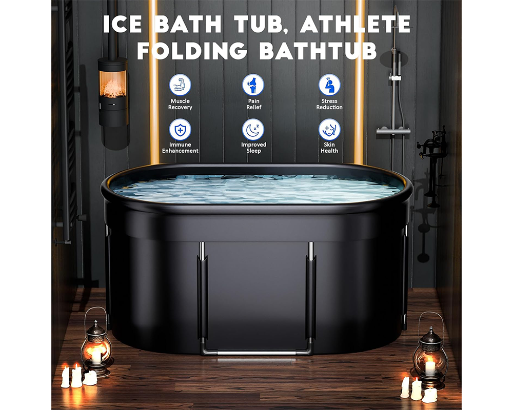 Portable Ice Bath Recovery Pod With Lid