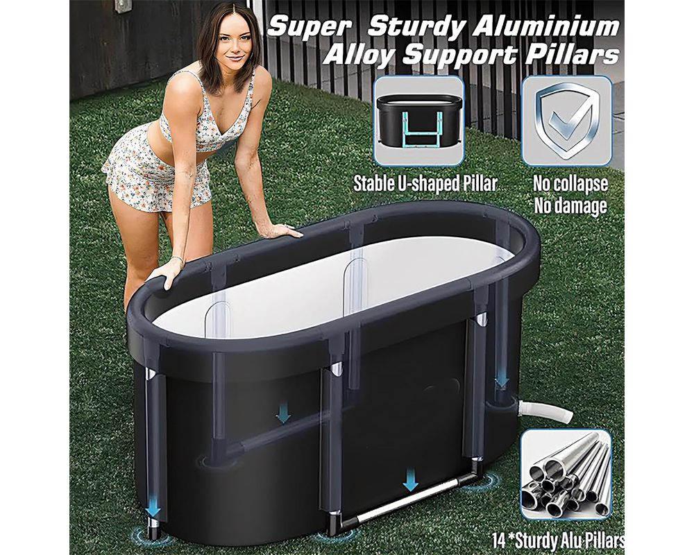 Portable Ice Bath Recovery Pod With Lid