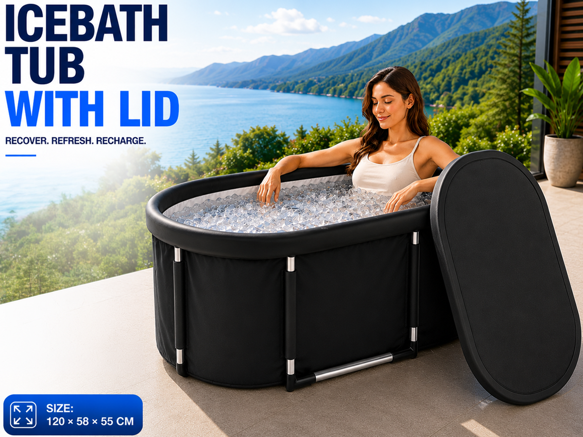 Portable Ice Bath Recovery Pod With Lid