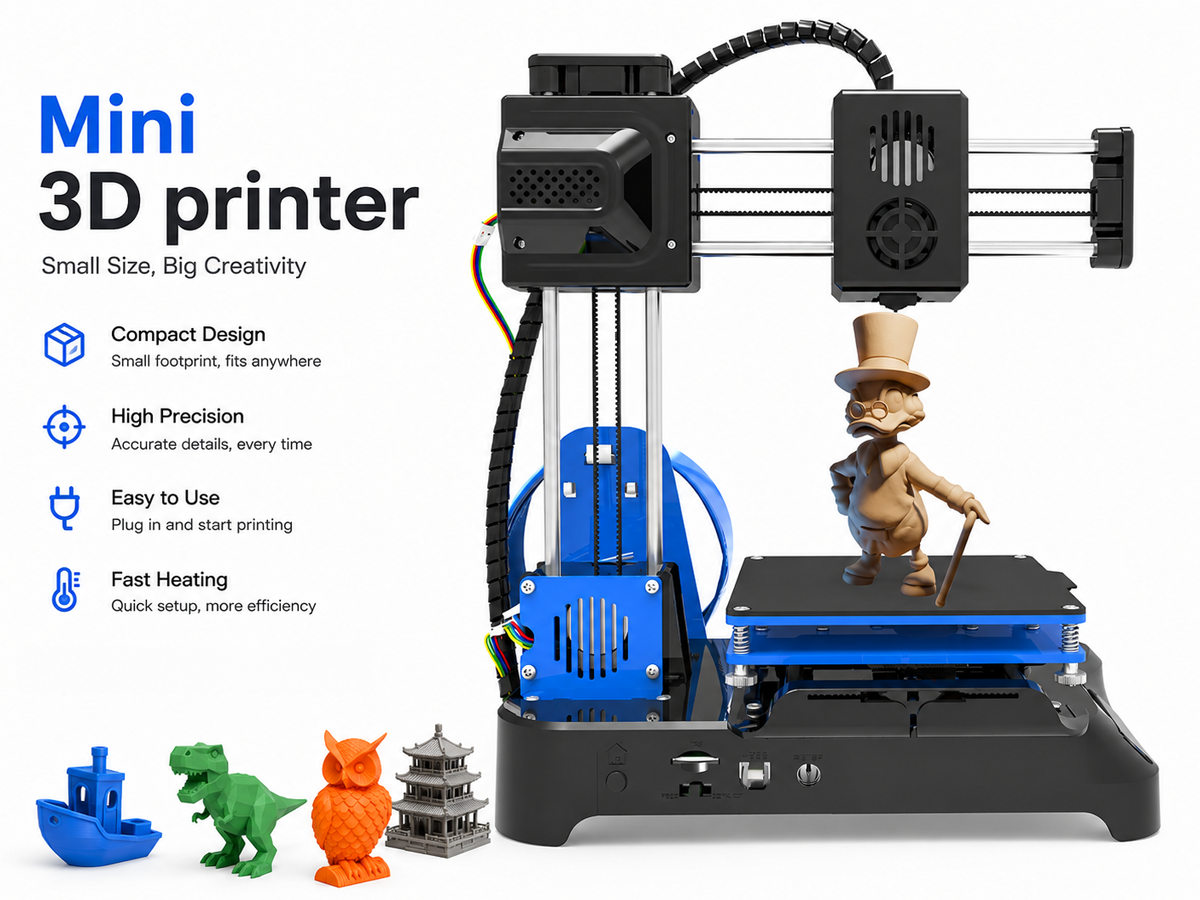 Mini 3D Printer Portable Desktop Printing Machine