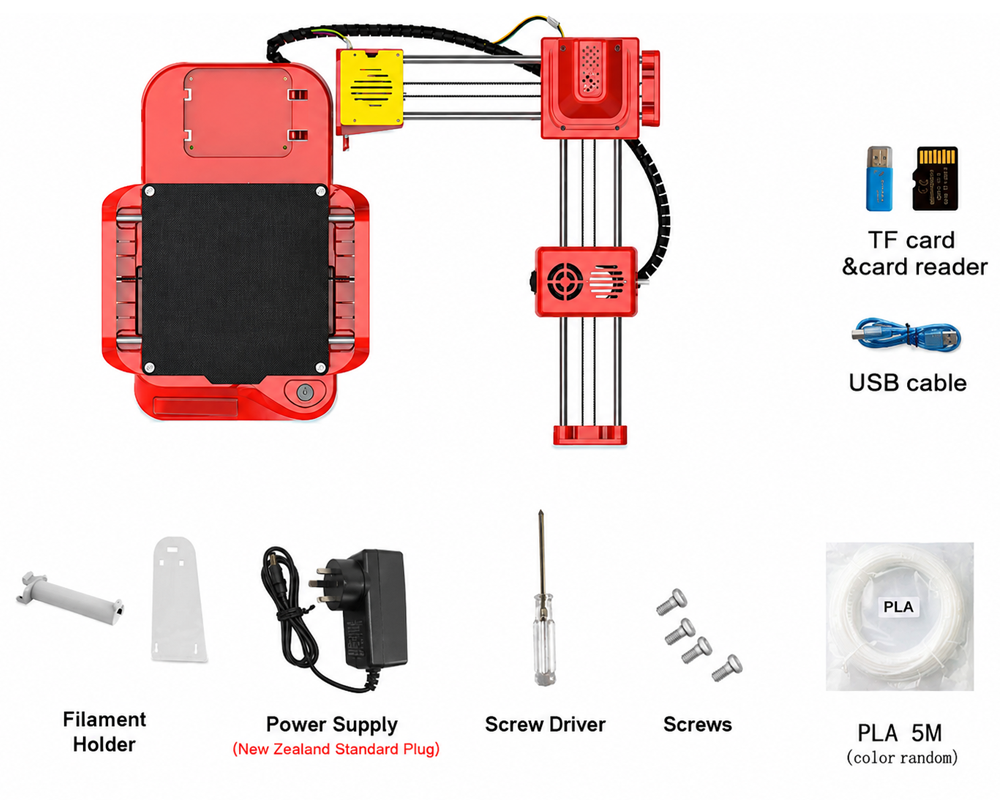 Portable Mini 3D Printer Compact Desktop Printing Machine