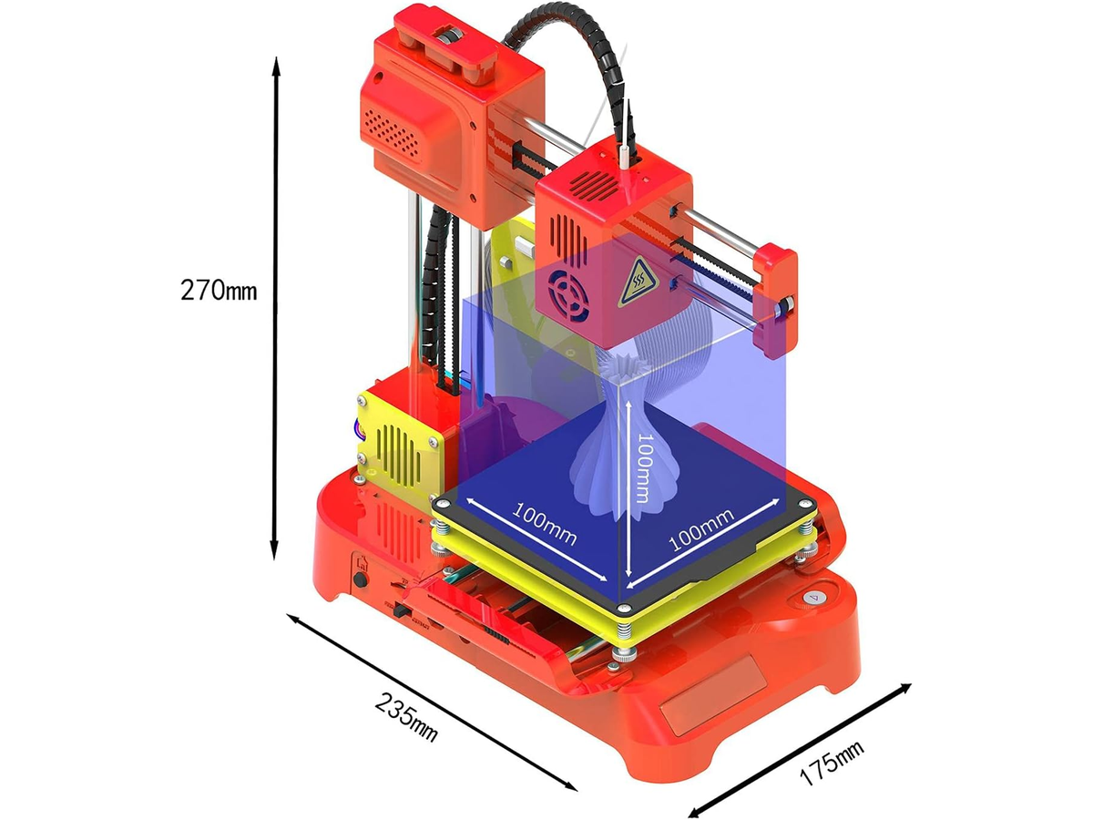 Portable Mini 3D Printer Compact Desktop Printing Machine