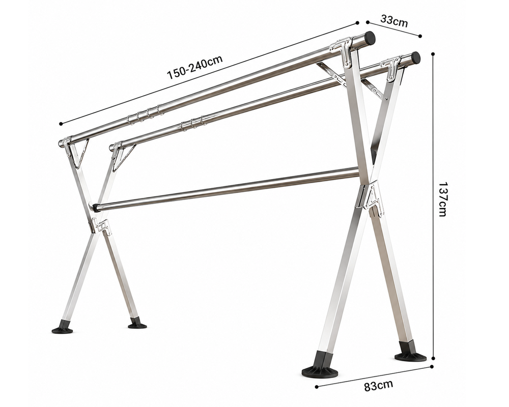 Clothes Drying Rack Heavy Duty Foldable Laundry Airer