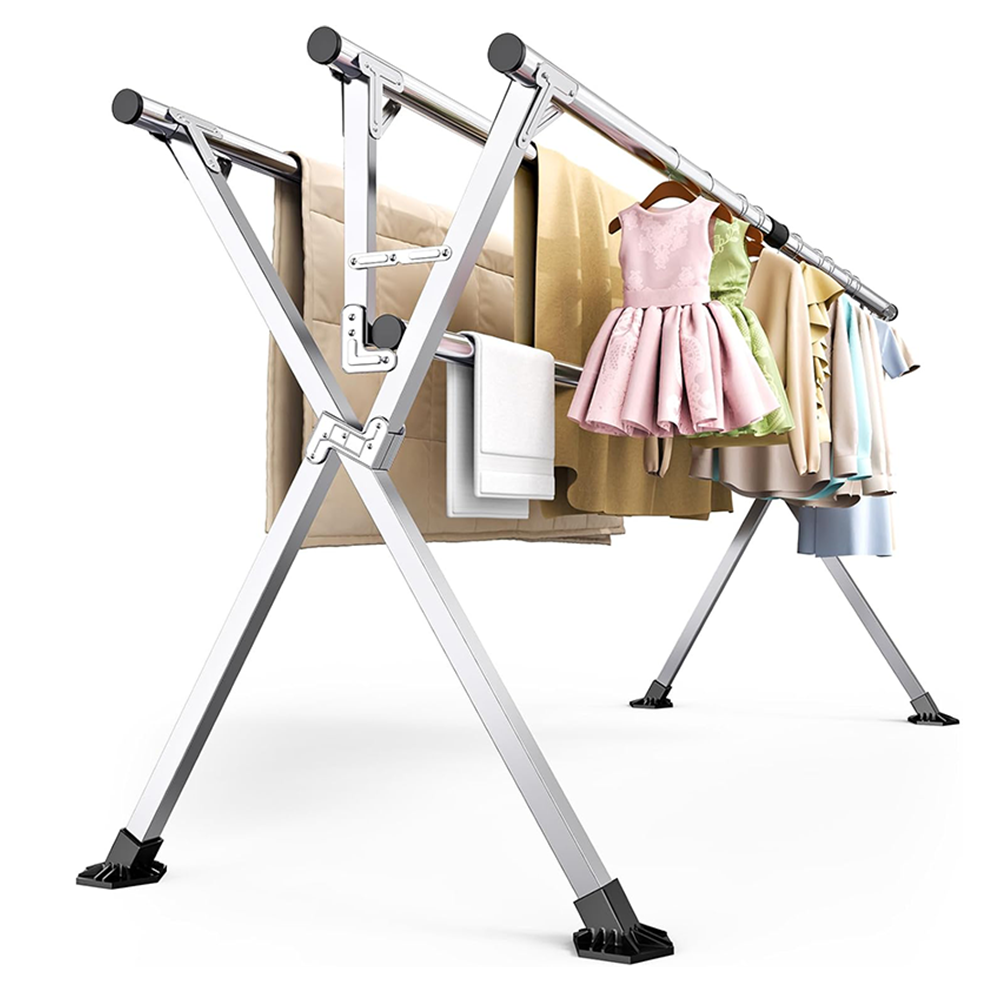 Clothes Drying Rack Heavy Duty Foldable Laundry Airer