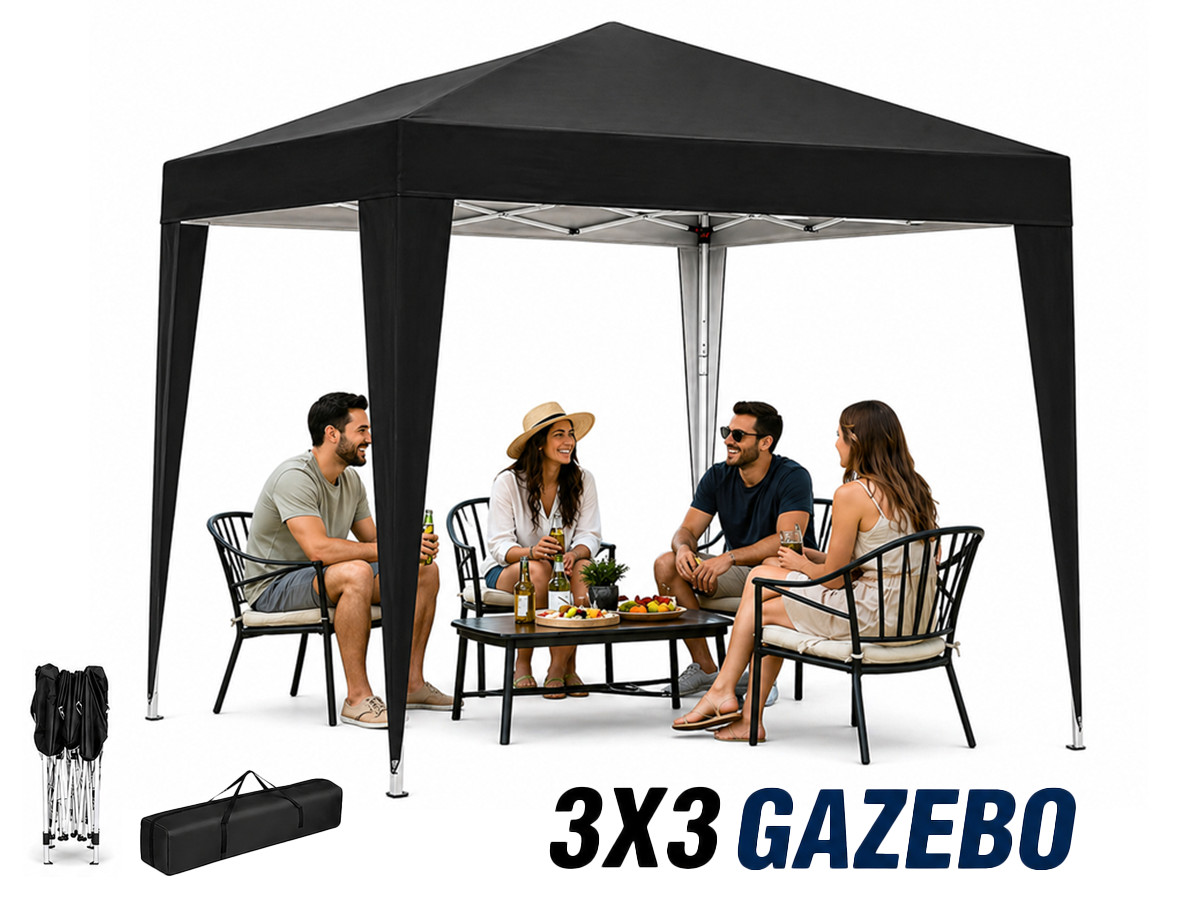 Portable Folding Garden Gazebo 3x3M Outdoor Shelter
