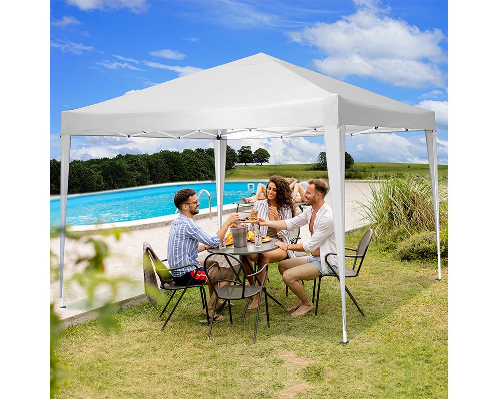 Foldable Outdoor Pop Up Gazebo 3x3M with Side Panels