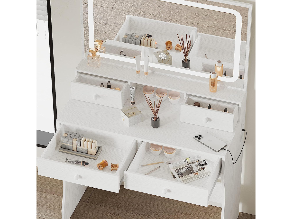 LED Dressing Table with Mirror