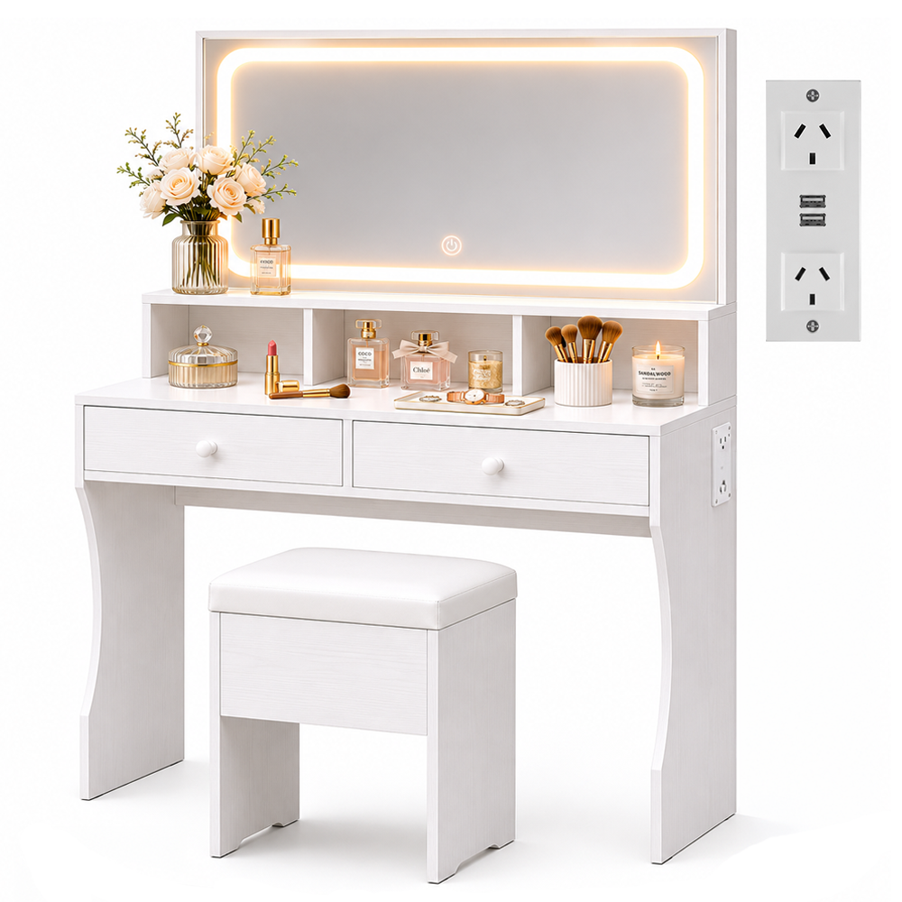 LED Dressing Table with Mirror