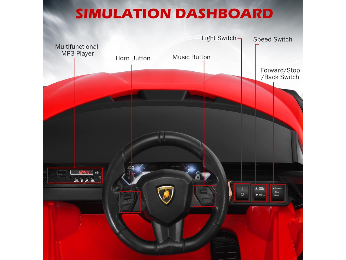 Ride On Car Electric Car with Remote Control Bluetooth and USB Music