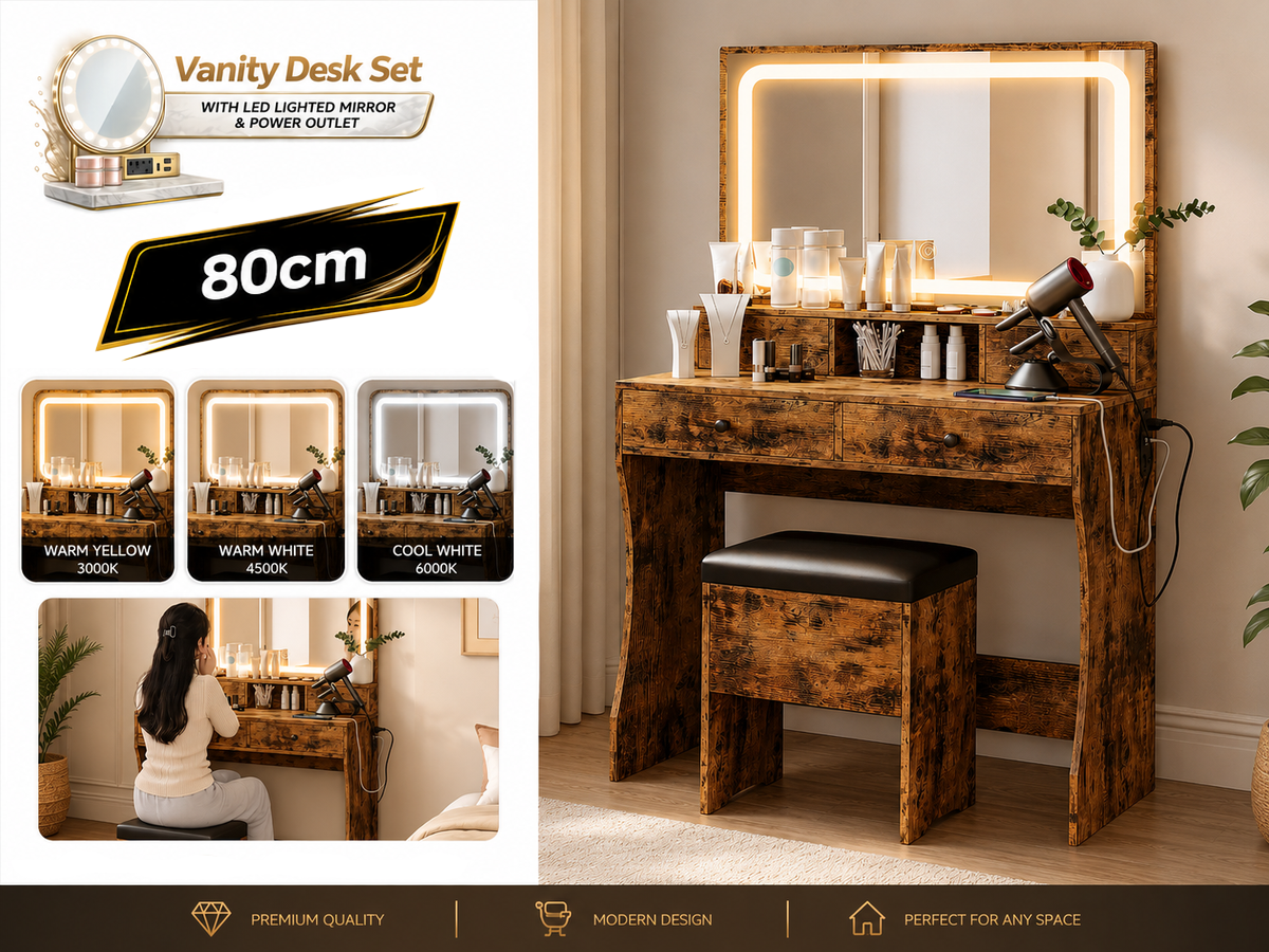 Dressing Table with Mirror