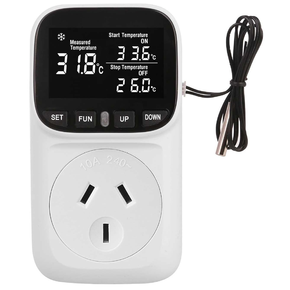 Digital Temperature Controller Smart Thermostat Plug with Timer