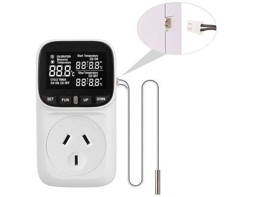 Digital Temperature Controller Smart Thermostat Plug with Timer