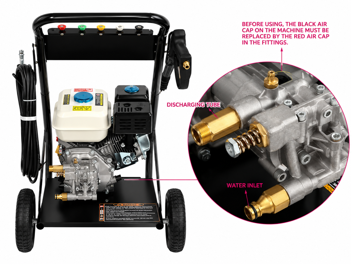 High Pressure Washer 7.5HP Petrol High Pressure Washer