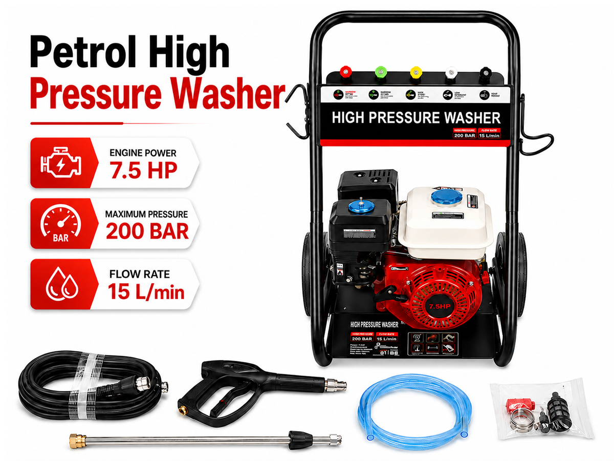 High Pressure Washer 7.5HP Petrol High Pressure Washer