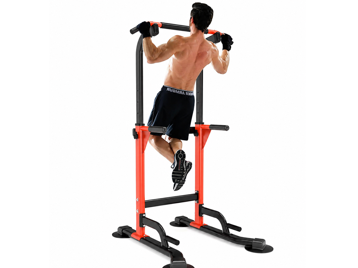 Power Tower Pull Up Bar Dip Station