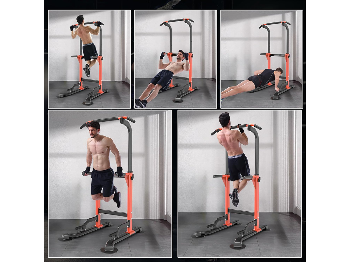 Power Tower Pull Up Bar Dip Station