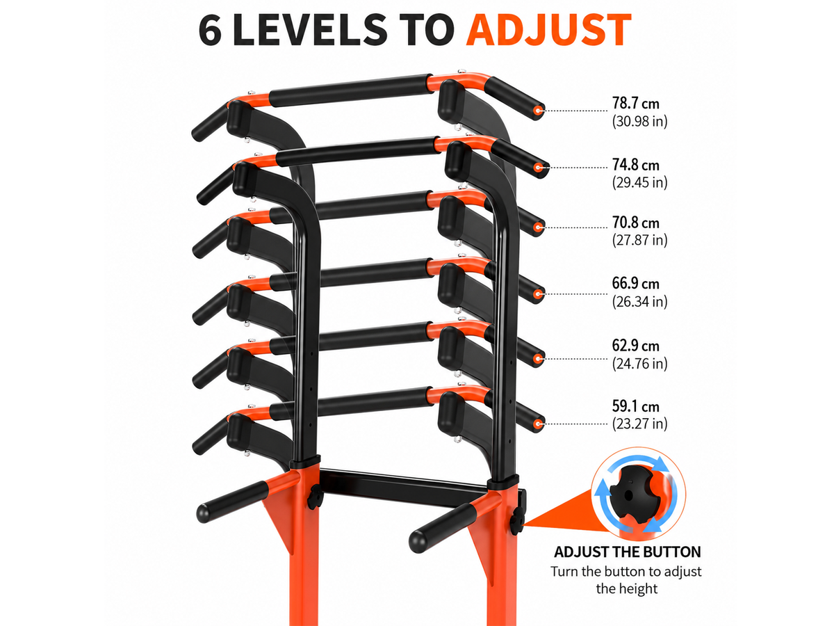 Power Tower Pull Up Bar Dip Station