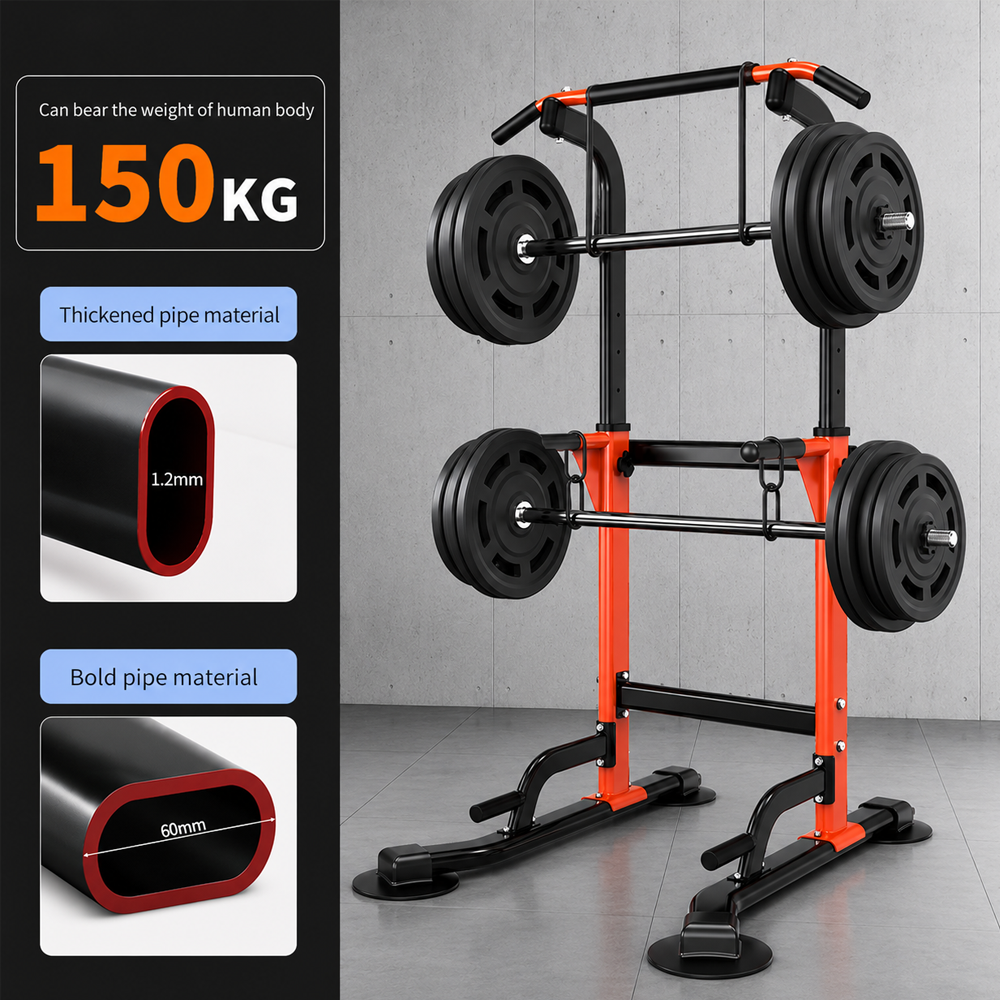Power Tower Pull Up Bar Dip Station